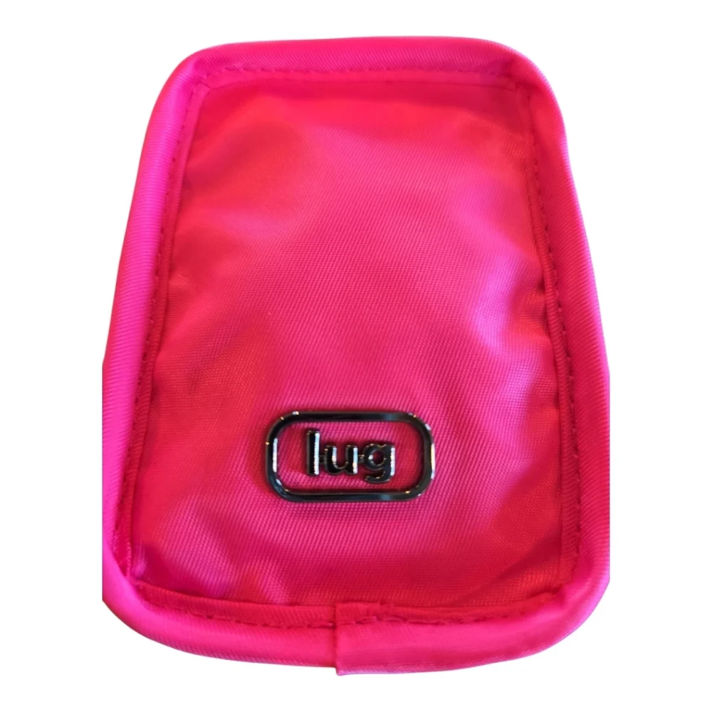 Lug NWT Drizzle Mini Zip Storage Pouch in Powerful Pink